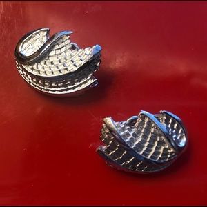 Trifari Mid Century Clip Earrings